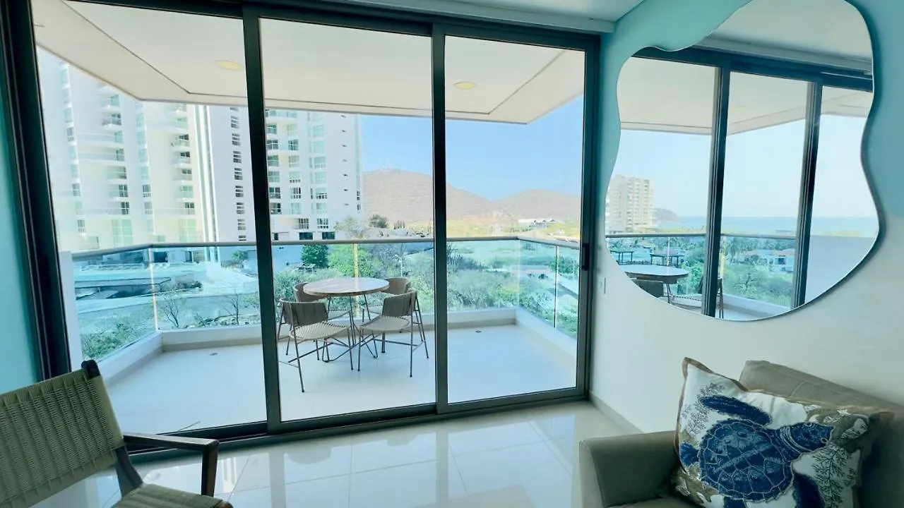Precioso Apartamento en Samaria Club de Playa Santa Marta  Colombia